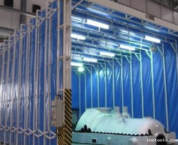 伸缩式移动喷漆房 (9)