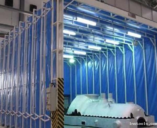 伸缩式移动喷漆房 (10)