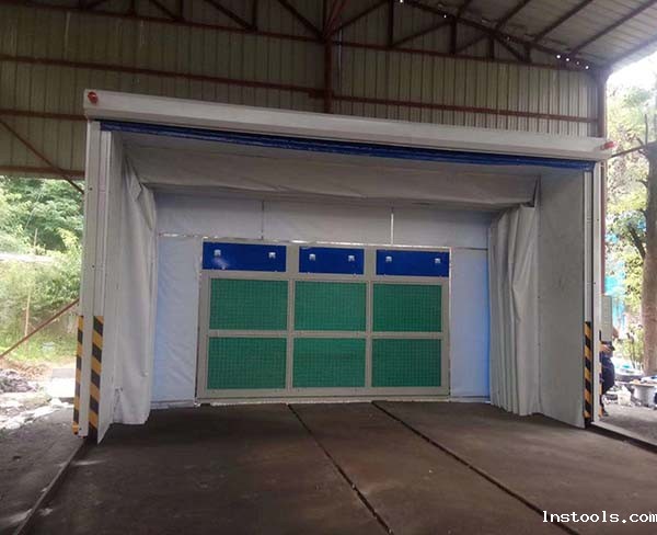 伸缩式移动喷漆房 (3)