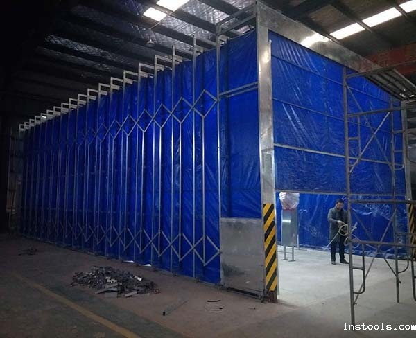 伸缩式移动喷漆房 (2)