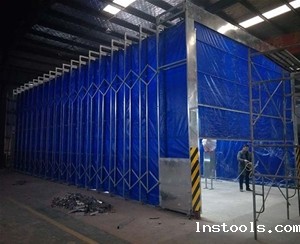 伸缩式移动喷漆房 (2)